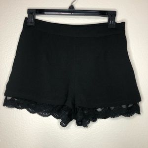 Forever 21 Black w/Lace Shorts